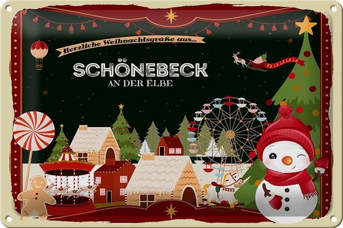 Blechschild weihnachten - blechschild,