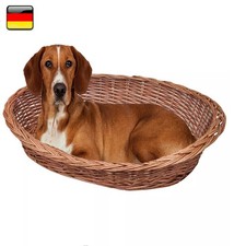 Weidenkorb Hundebett Hundekorb Katzenkorb Schlafkorb Gr. 50cm 70cm 90cm