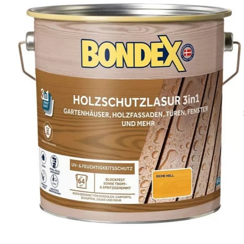 Bondex holzschutzlasur 3in1 - bondex, 4l