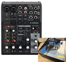 YAMAHA AG06 AG06MK2 B Schwarz 6-Kanal Live Streaming Mixer USB Audio...