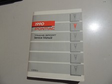 Pontiac Trans Sport 1990 shop service manual Werstatthandbuch Reparatur Wartung