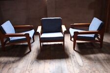 Arne Wahl Iversen Teak Loungechair Easychair  Danish Design neu bezogen