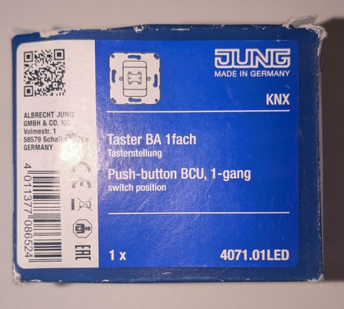 Jung 4071 led - taster, ba