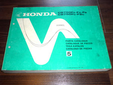 HONDA CB750F Z/A/B/C/2C Naked Bike Motorrad 1981 original ERSATZTEIL KATALOG ETK