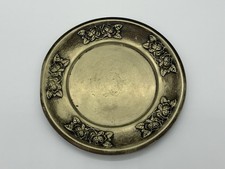 Messing Zierteller 21,5 cm mit