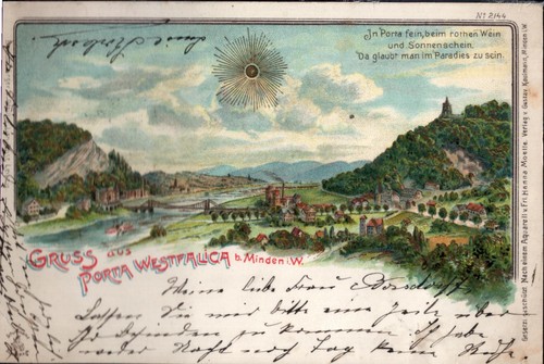 Gruss aus porta westfalica - aus,