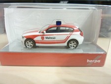 049290 Herpa BMW 1er Malteser Bluttransport unbespielt in OVP