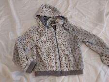 H&M Teddy Jacke Gr. 140, Leo-Muster, sehr weich 