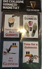 Exklusives Guinness-Magnetset Kühlschrankmagneten Bierwerbung Bierreklame