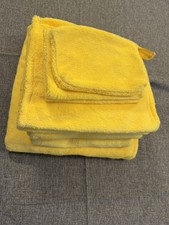 Bagnola Handtuchset 8 Teilig, Gelb, Mikrofaser