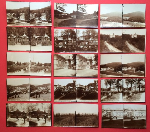 Alte stereo foto 1910 - um,