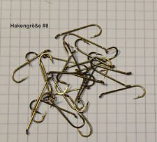 25 Fliegenhaken Gr.8, für Streamer, Fliegen, Nymphen, Streamer, Friedfischhaken