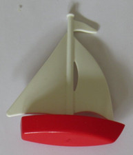 playmobil© Kleines Segelboot rot weiße Segel 4149 Strandurlaub