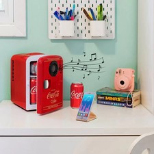 Coca Cola 4L Mini Kühlschrank 6 Dosen 12V Tragbare Kühlbox & Wärmer In Rot