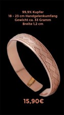 1 Kupfer Armband Unisex 12 mm