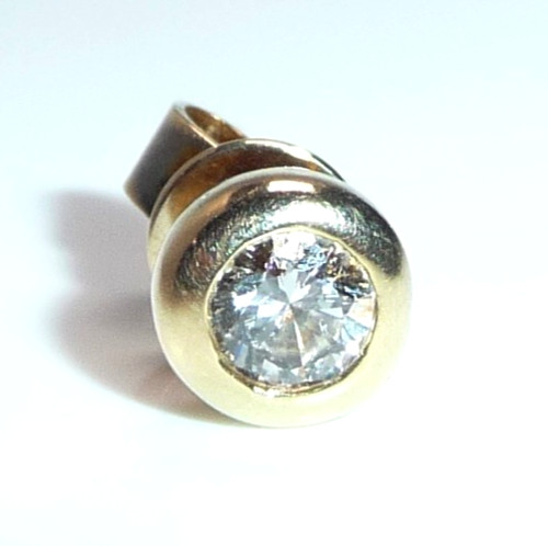Einzelner brillant stecker - einzelner, brillant-stecker