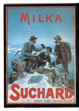 (283) Ansichtskarte Reklame Werbung Milka Suchard Alpenmilch Schokolade