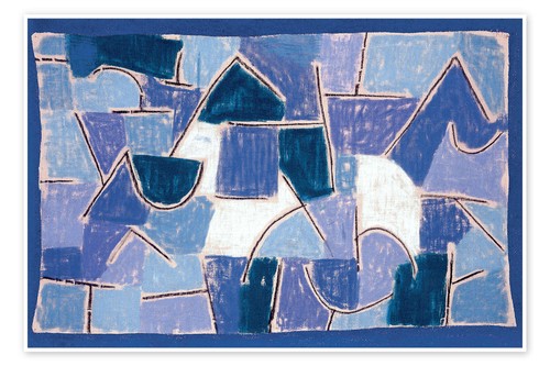 Poster blaue nacht paul - -,