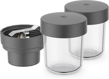 Kenwood Mini-Zerkleinerer & -Mühle KAG30 Aufsatz für Go Küchenmaschine 2 Gläser