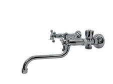 Wandarmatur mit Waschmaschine