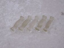 KGDGTS - 5 x antike Glas Messerbank - Vintage - 8 cm