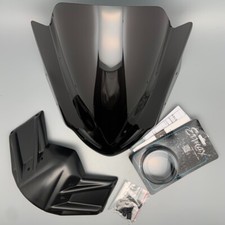 ERMAX WINDSCHILD SCHEIBE SCHWARZ KAWASAKI ER-6N BJ. 2012-2016 INKL. ABE