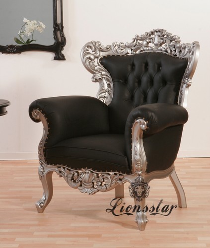 Sessel barockstil leder - barockstil,