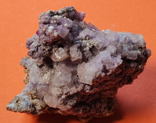 FLUORIT, ARAGONIT  Kamariza Griechenland  10 cm x 6 cm x 6 cm