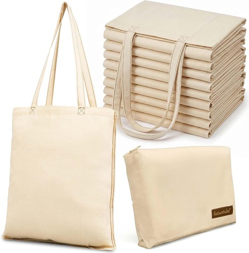 10er set baumwolltaschen mit - 10er,
