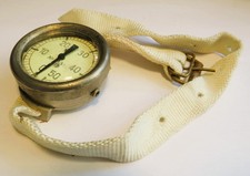 Russischer CCCP Kampftaucher Tiefenmesser 2. Weltkrieg an Originalband verm. 50m