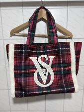 Victoria‘s Secret Plaid Tote Bag Tasche Handtasche  Christmas Edition USA