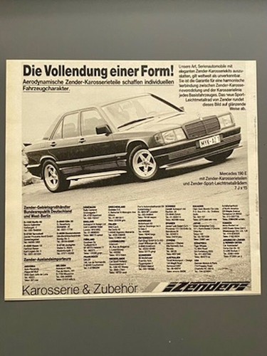 Zender mercedes 190e w201 - mercedes,
