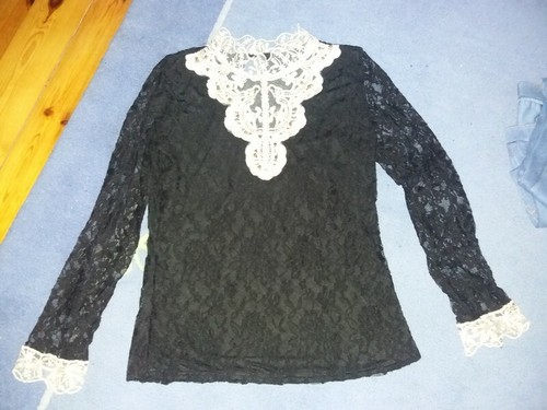 Extravagante bluse spitze - bluse,
