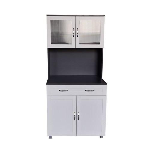 Küchenbuffet mit glasteil - küchenbuffet,