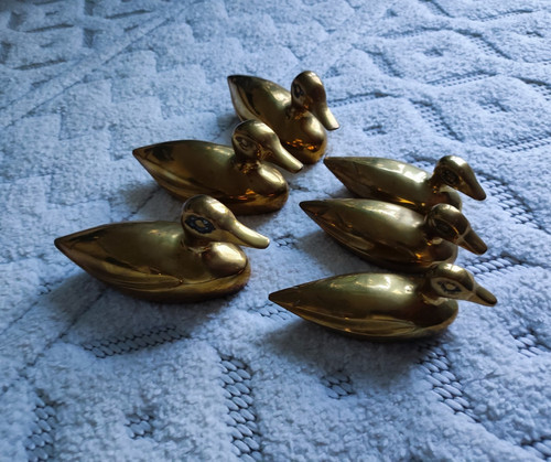 Enten deko figuren set aus - deko-figuren,