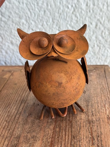 Deko figur metall eule - deko,