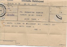 DR: Telegramm 23.2.1945 von