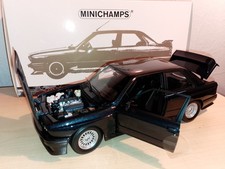 1:18 BMW M3 E30 EVO Bj 1989 * Darkblue metallic * Minichamps * NEU OVP *ALL OPEN