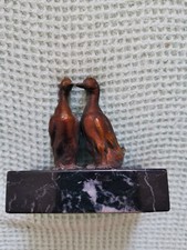 Alte Enten Figur - Metall bronziert - um 1920 - 1930!