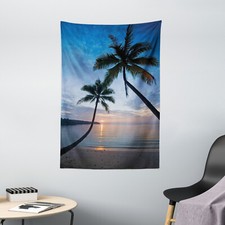 Tropisch Wandteppich Sunset