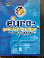 6 mal 10 euro gedenkpägungen 2011 mit .999 Gold applikation im Faltalbum