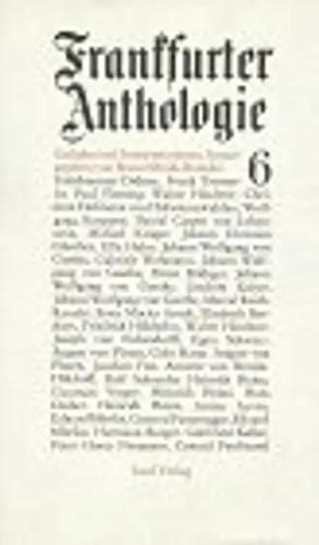Frankfurter anthologie - frankfurter,