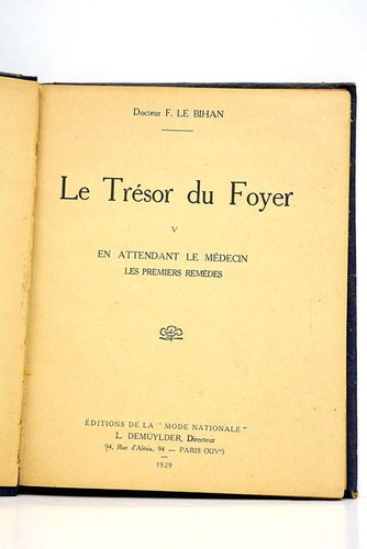 Trésor foyer paris 1929 - paris,