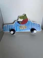 Ikea Fabler Kindergarderobe Krokodil im Auto Hakenleiste  2 Haken Top Zustand 