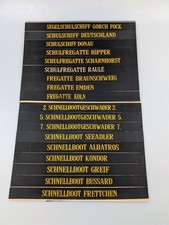 18 x Deutsche Bundesmarine Mützenbänder für Tellermützen 