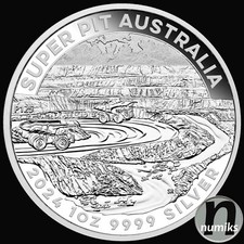 SUPER PIT 2024 - Australien Perth Mint - 1 Oz (Unze) Silber 9999 - Anlagemünzen