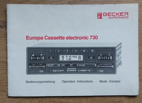 Becker europa autoradio - becker,
