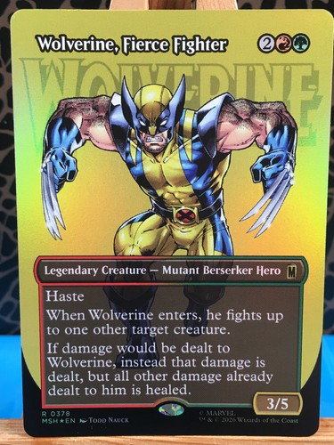Mtg wolverine fierce - mtg,