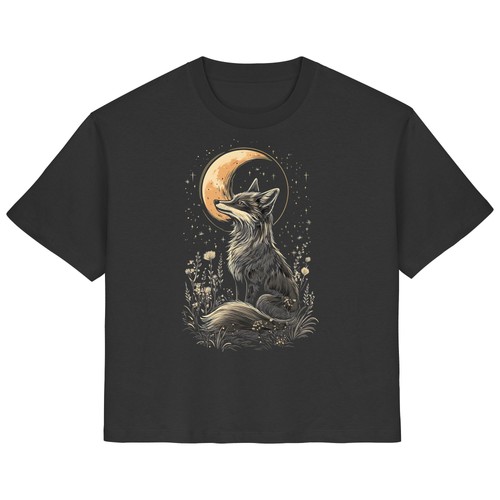 Damen bio shirt fuchs motiv - damen,