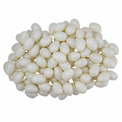 100 kunststoffeier 6cm weiß - 100,